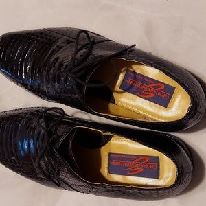 Vintage George Brutoni Snake-Skin Dress Shoes